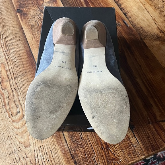 Madewell 1937 dark gray suede booties - Picture 3 of 5